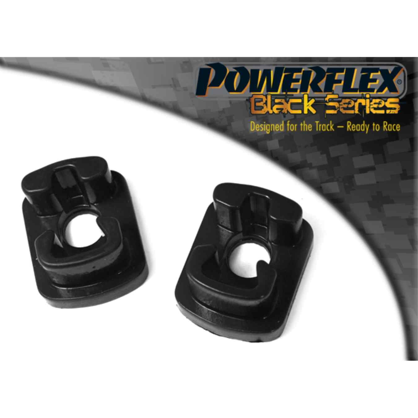 Silent bloc Powerflex insert du support moteur inférieur black series N°4 PFF12-204BLK