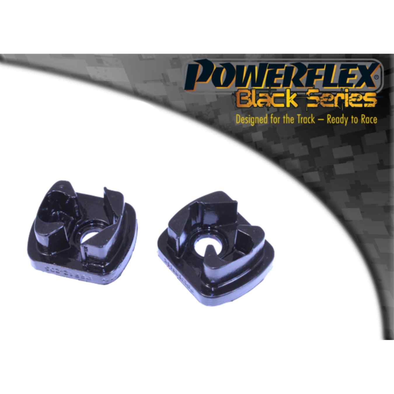 Silent bloc Powerflex insert du support moteur inférieur black series N°4 PFF12-205BLK