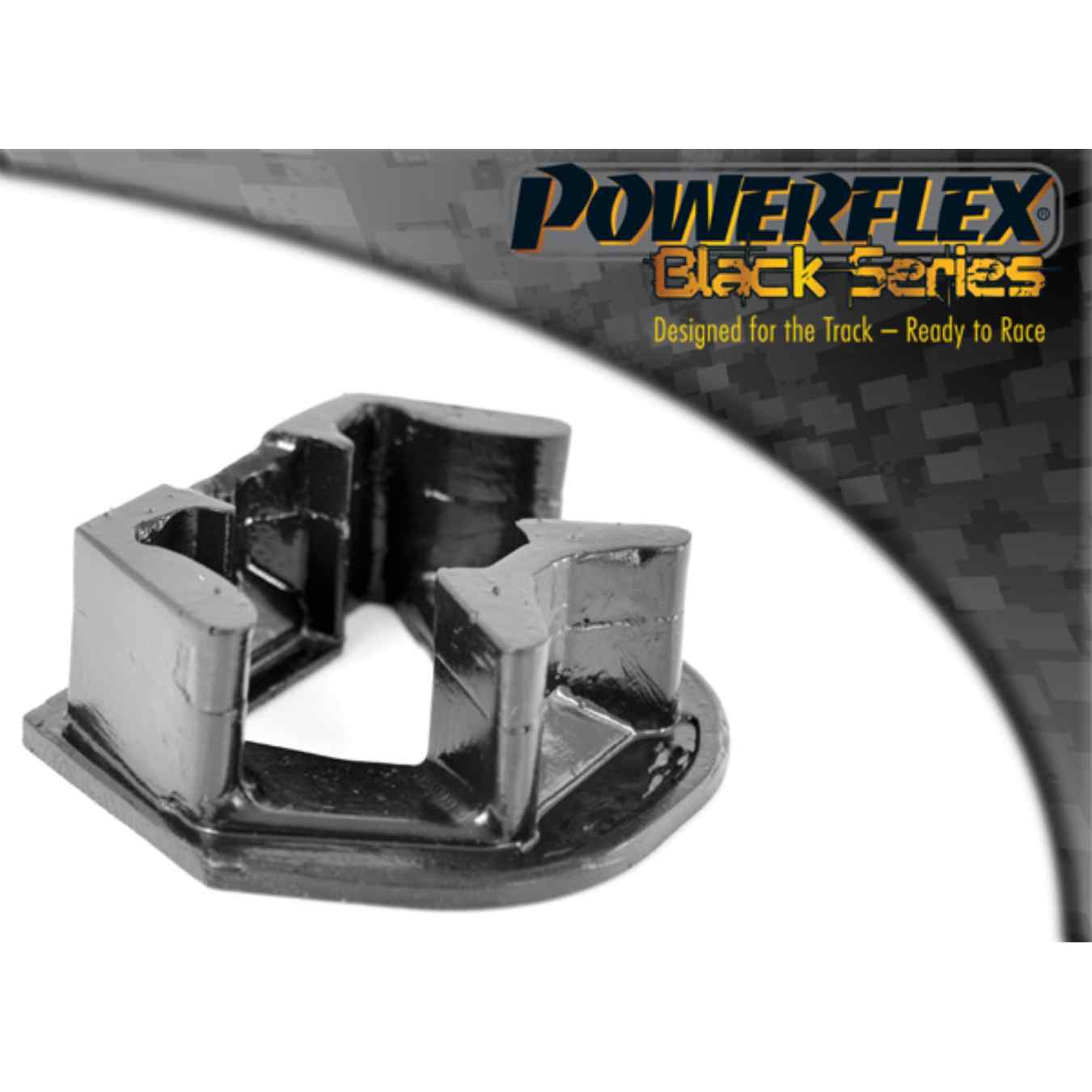 Silent bloc Powerflex insert du support moteur inférieur black series N°20 PFF19-1222BLK
