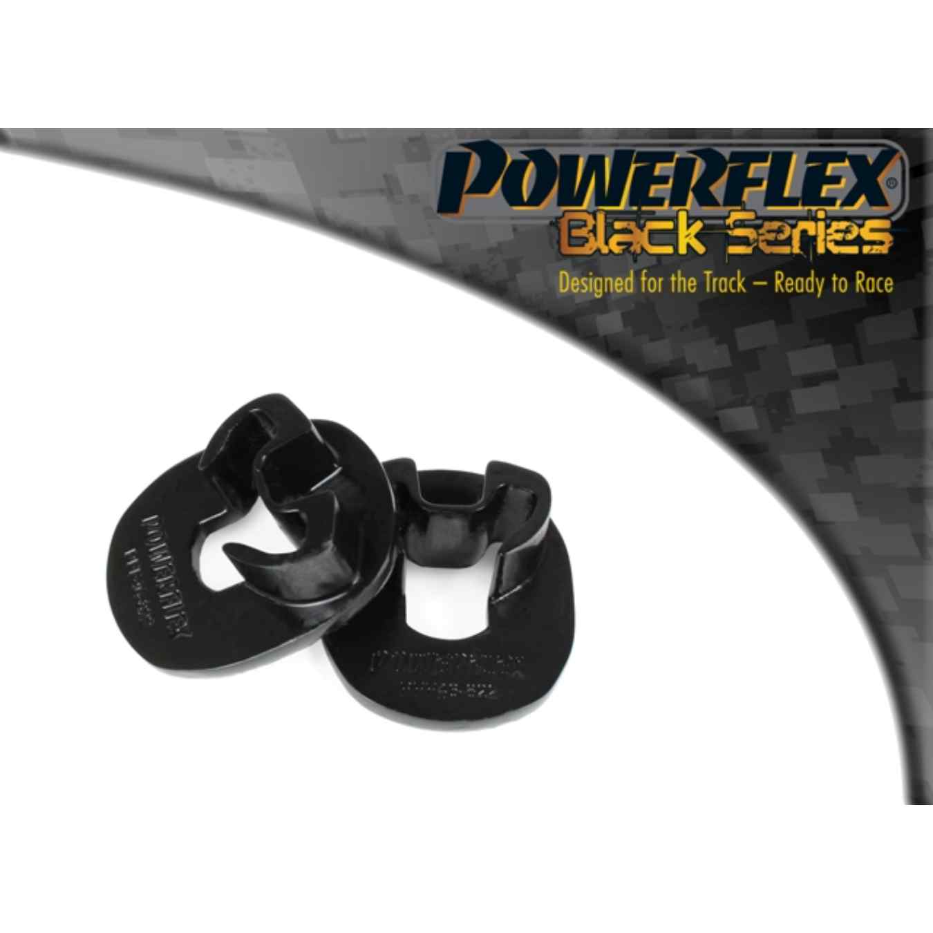 Silent bloc Powerflex insert du support moteur inférieur black series N°21 PFF46-822BLK