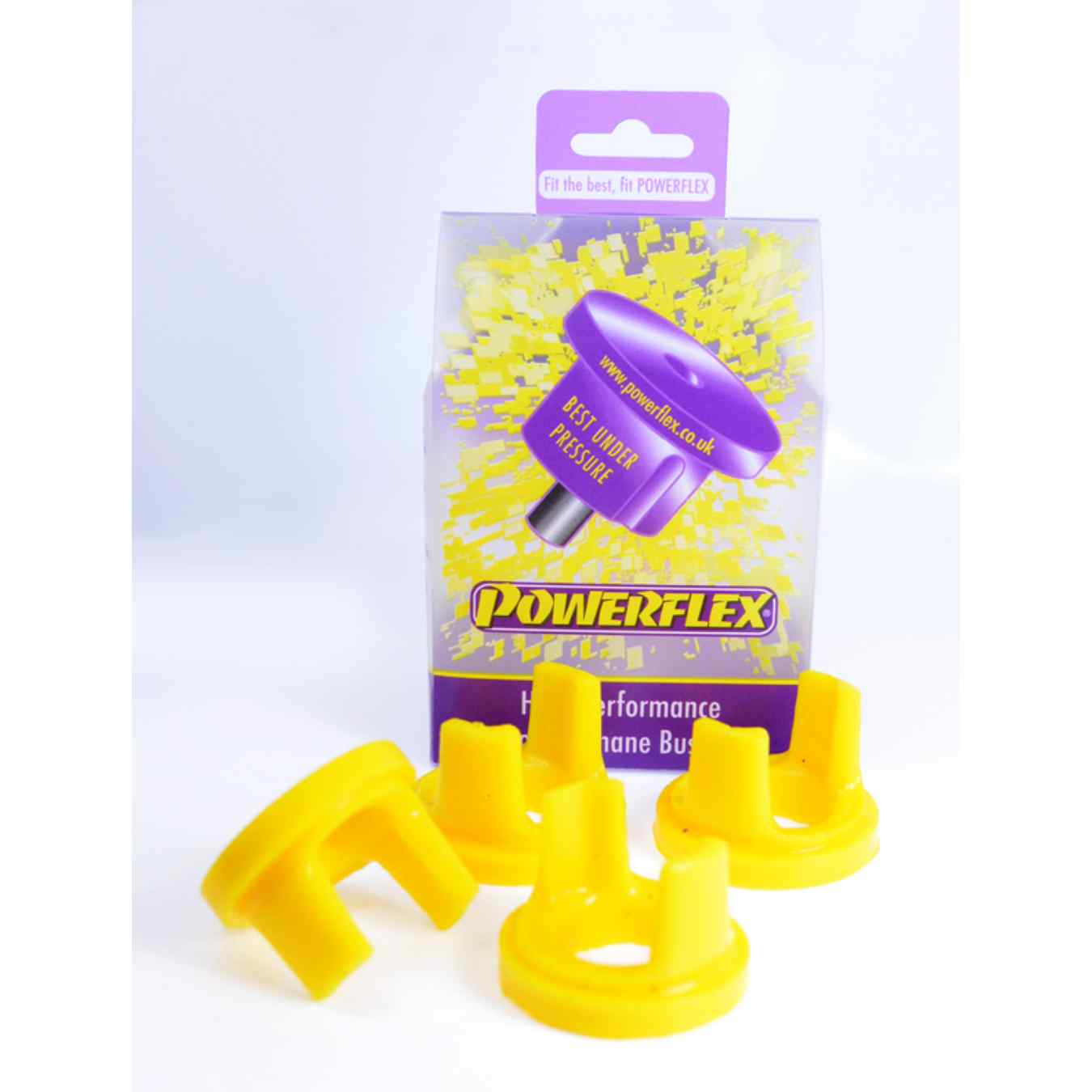 Silent bloc Powerflex insert entre train arrière et bras oscillants road series N°11 PFR88-219