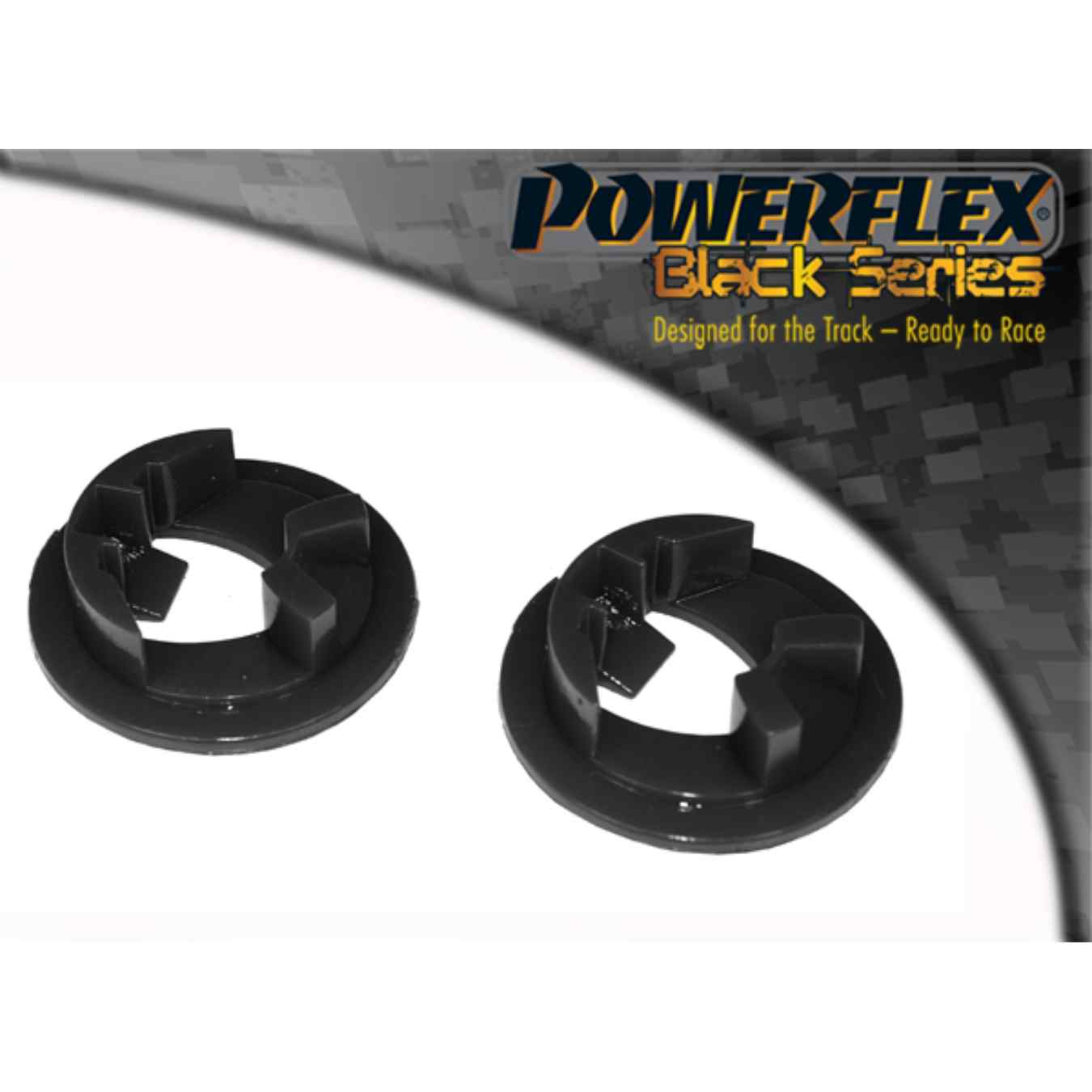 Silent bloc Powerflex insert moteur inférieur arrière black series N°20 PFF60-527BLK