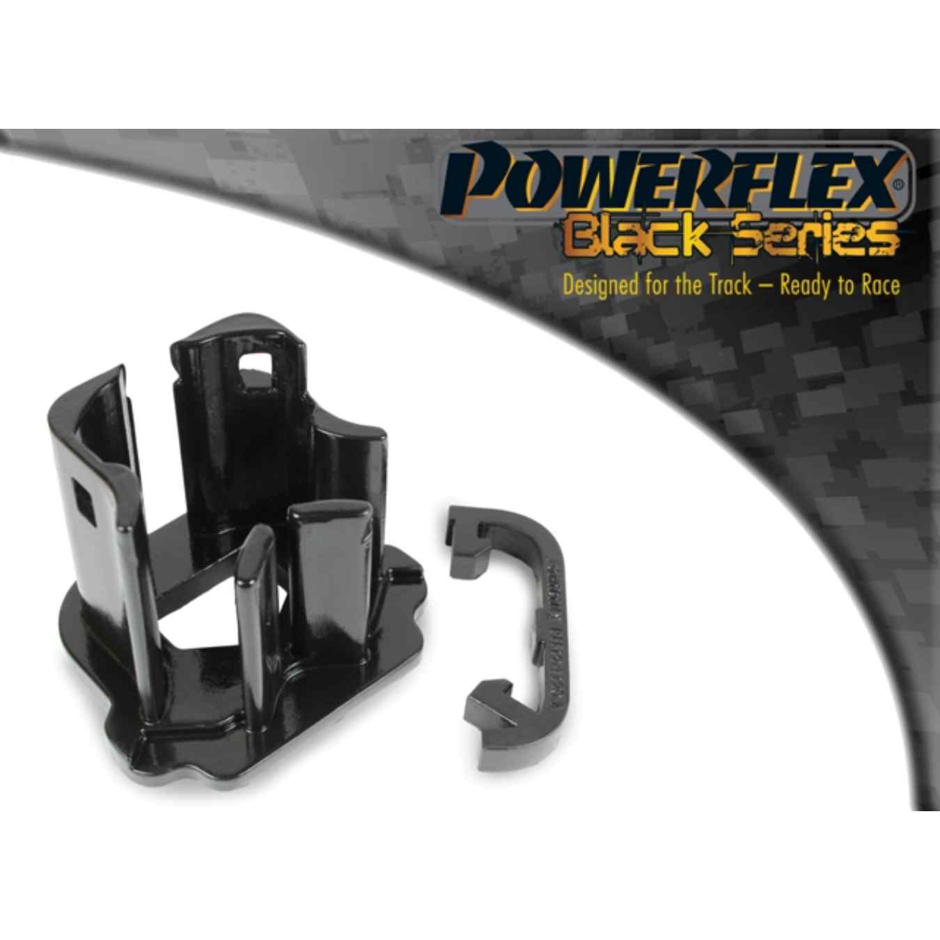 Silent bloc Powerflex insert moteur supérieur droit black series N°20 PFF19-1120BLK