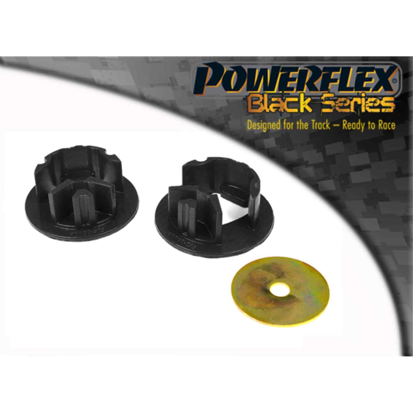 Silent bloc Powerflex insert moteur supérieur droit black series N°23 PFF60-523BLK