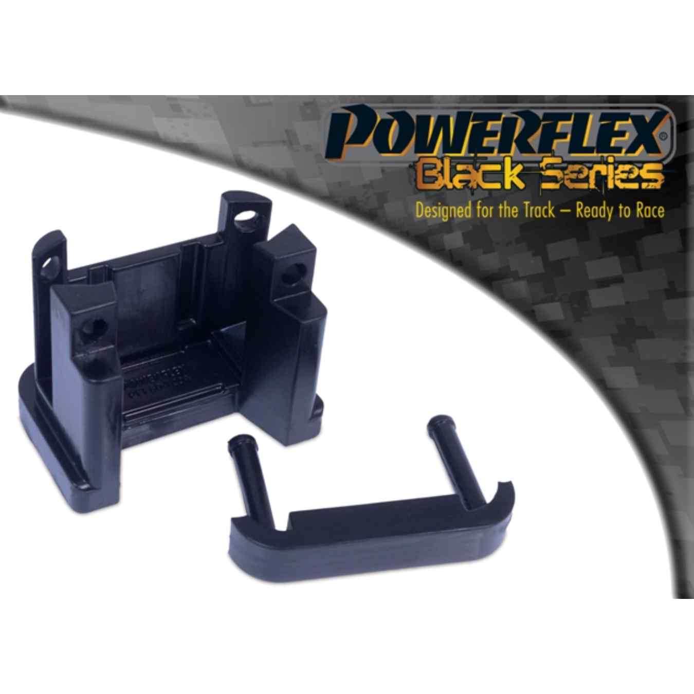 Silent bloc Powerflex insert moteur supérieur droit black series N°4 PFF60-720BLK