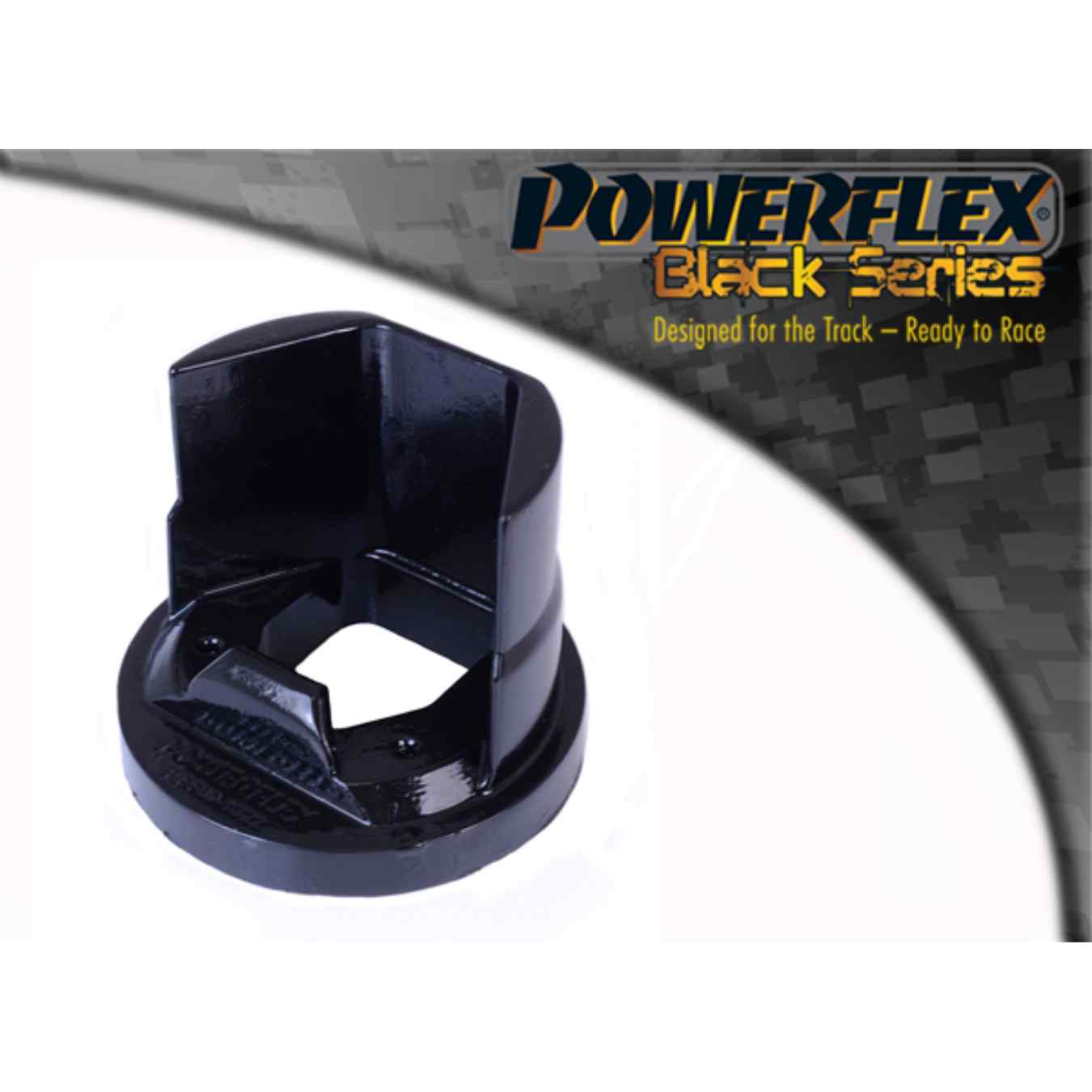Silent bloc Powerflex insert moteur supérieur droit (diesel) black series N°22 PFF80-1322BLK