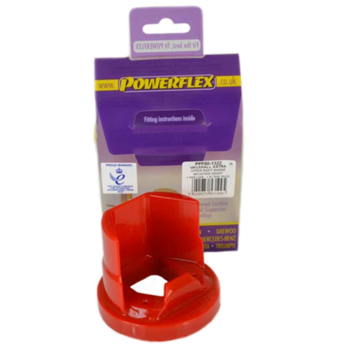 Silent bloc Powerflex insert moteur supérieur droit (diesel) road series N°22 PFF80-1322R