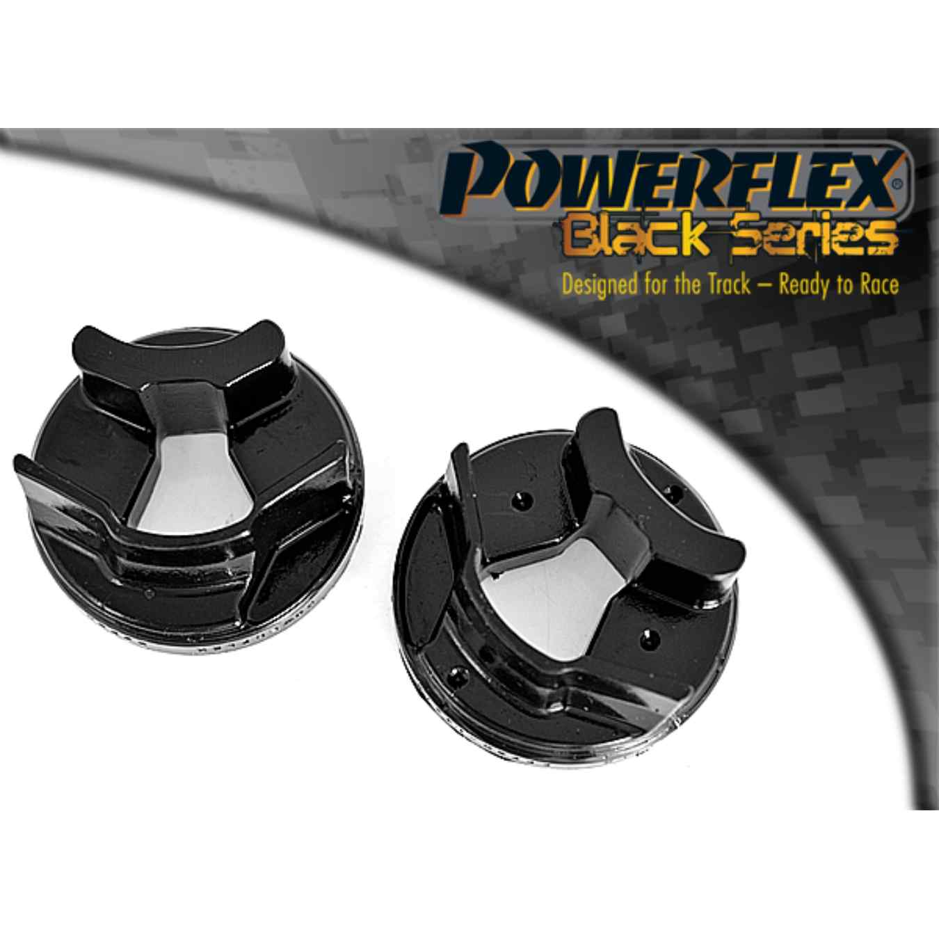 Silent bloc Powerflex insert support moteur arrière black series N°21 PFF80-1421BLK
