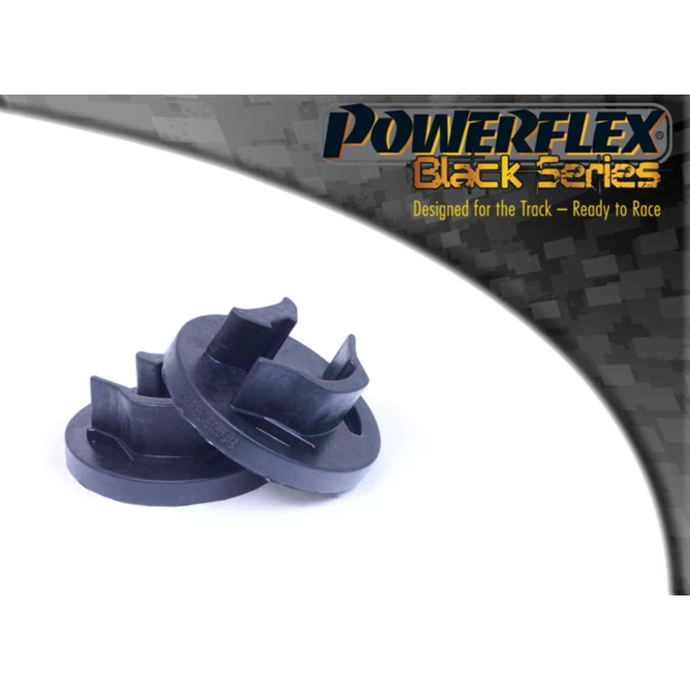 Silent bloc Powerflex insert support moteur arrière black series N°21 PFF80-1531BLK