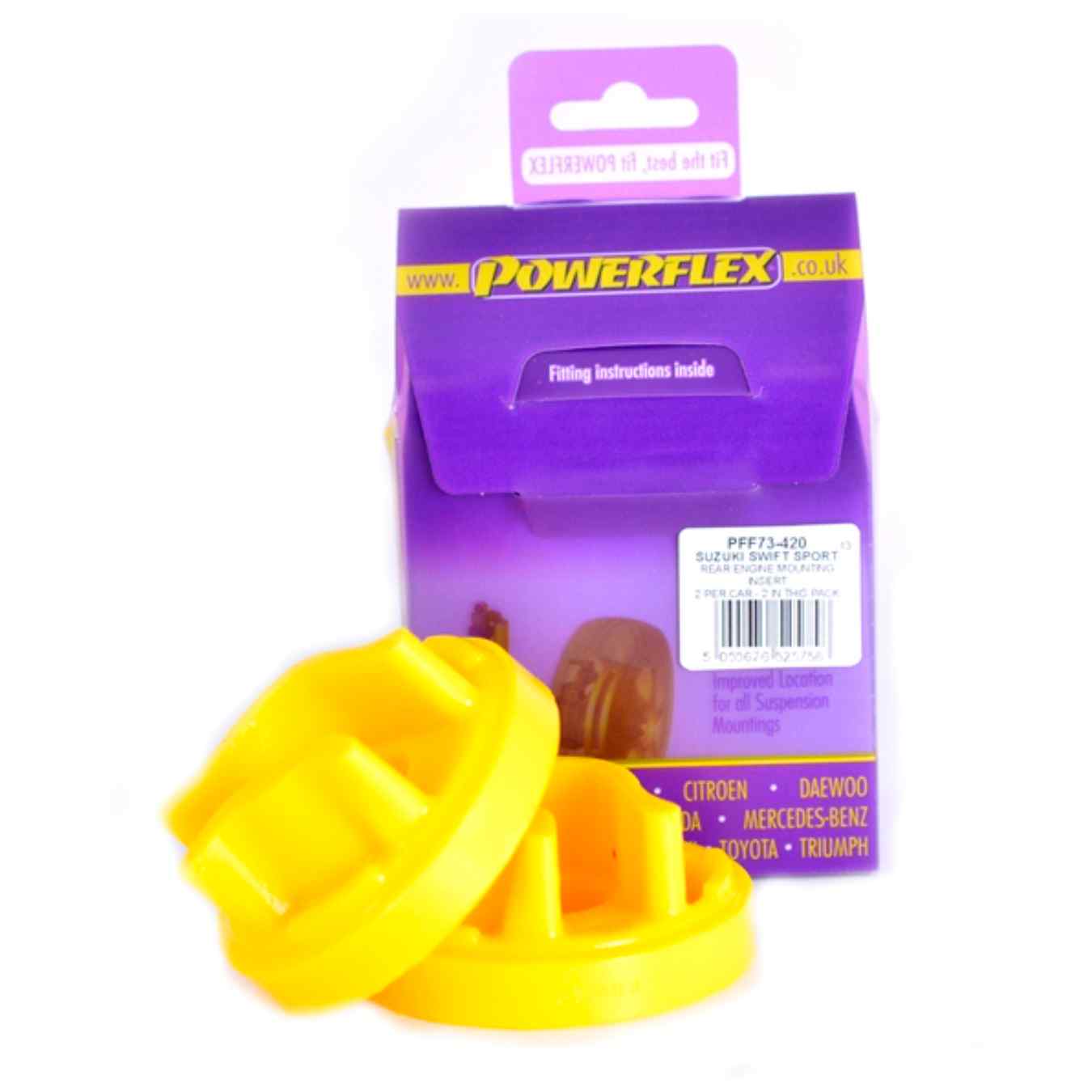 Silent bloc Powerflex insert support moteur arrière road series N°20 PFF73-420