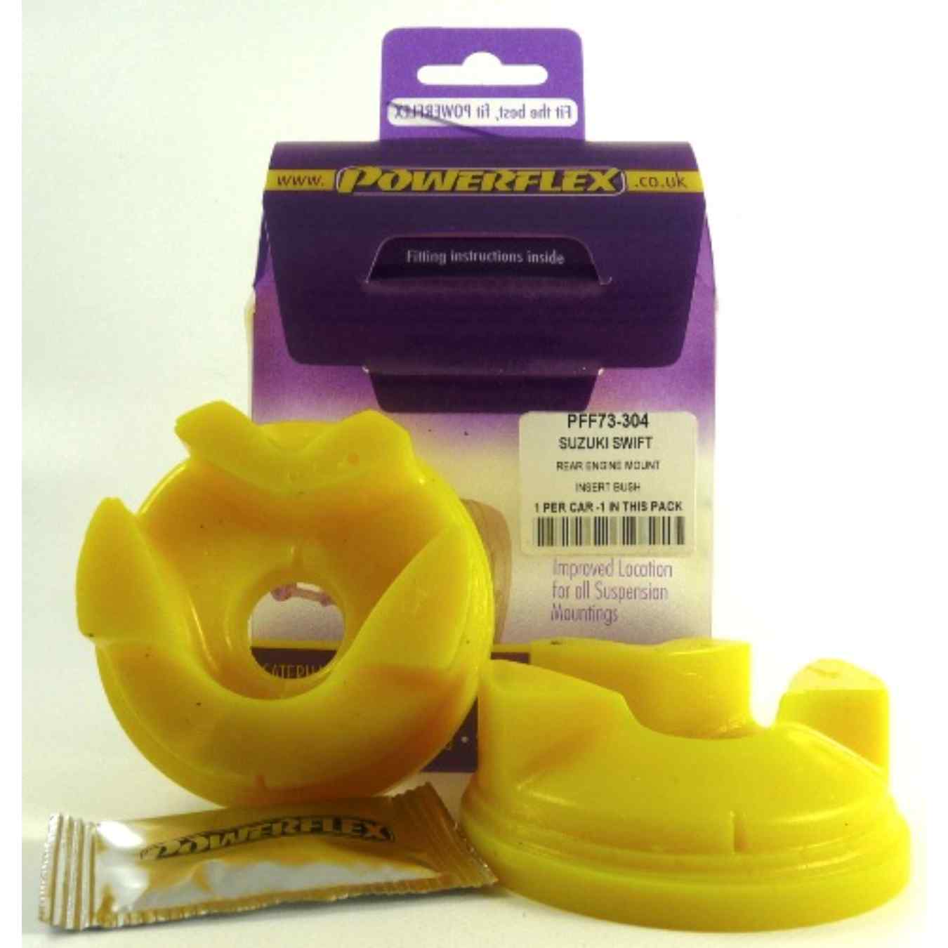 Silent bloc Powerflex insert support moteur arrière road series N°4 PFF73-304