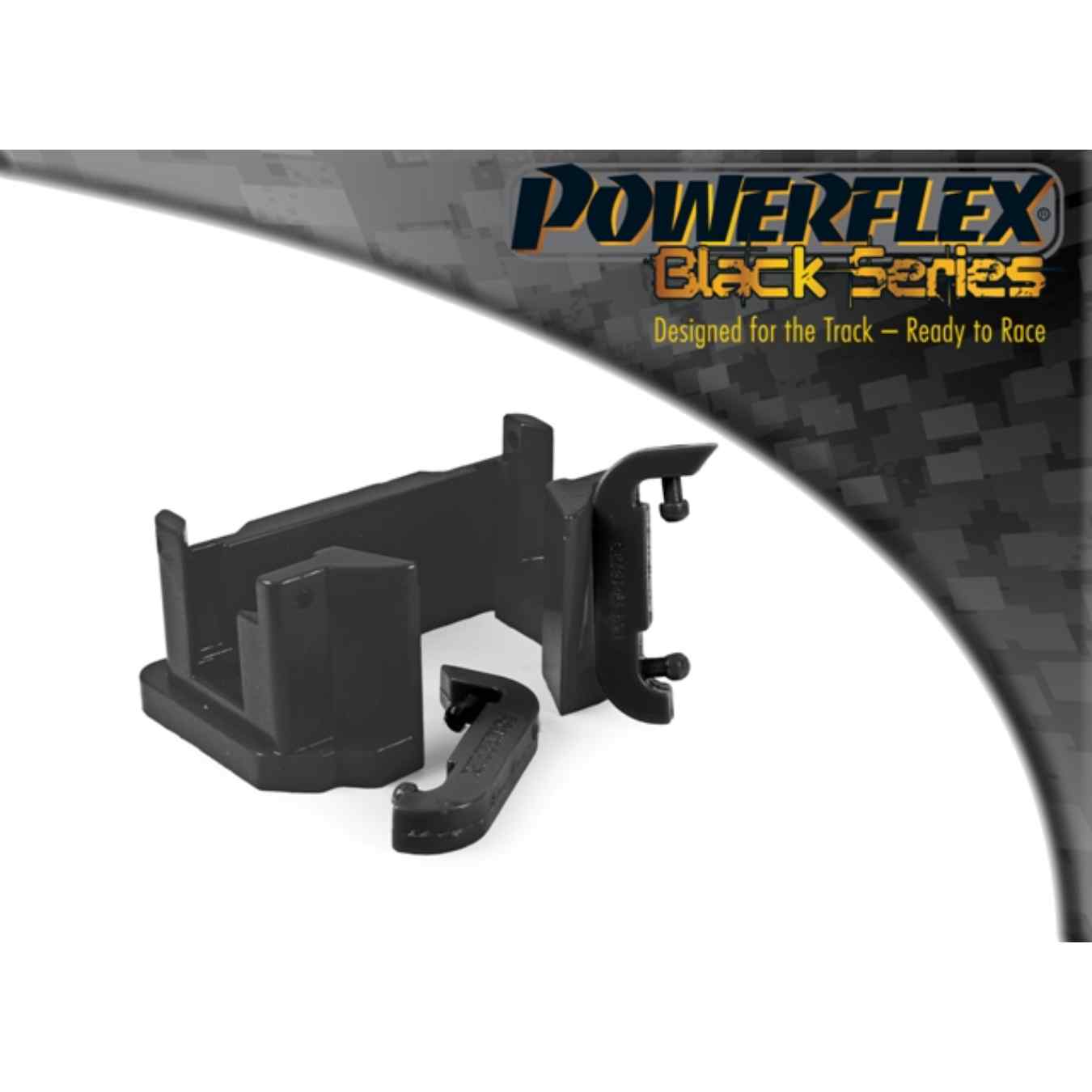 Silent bloc Powerflex insert support moteur supérieur black series N°25 PFF19-1825BLK