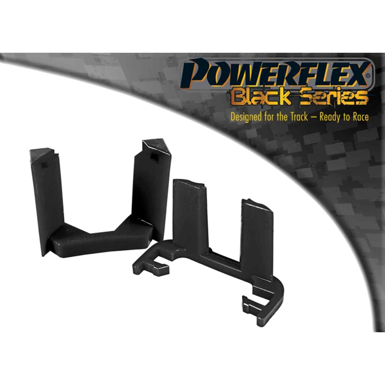 Silent bloc Powerflex insert support moteur supérieur black series N°31 PFF85-532BLK