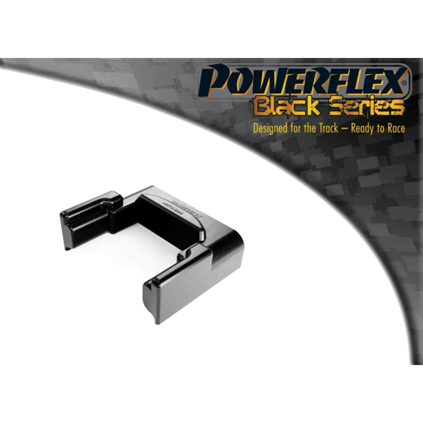 Silent bloc Powerflex insert support moteur supérieur black series N°40 PFF19-2240BLK