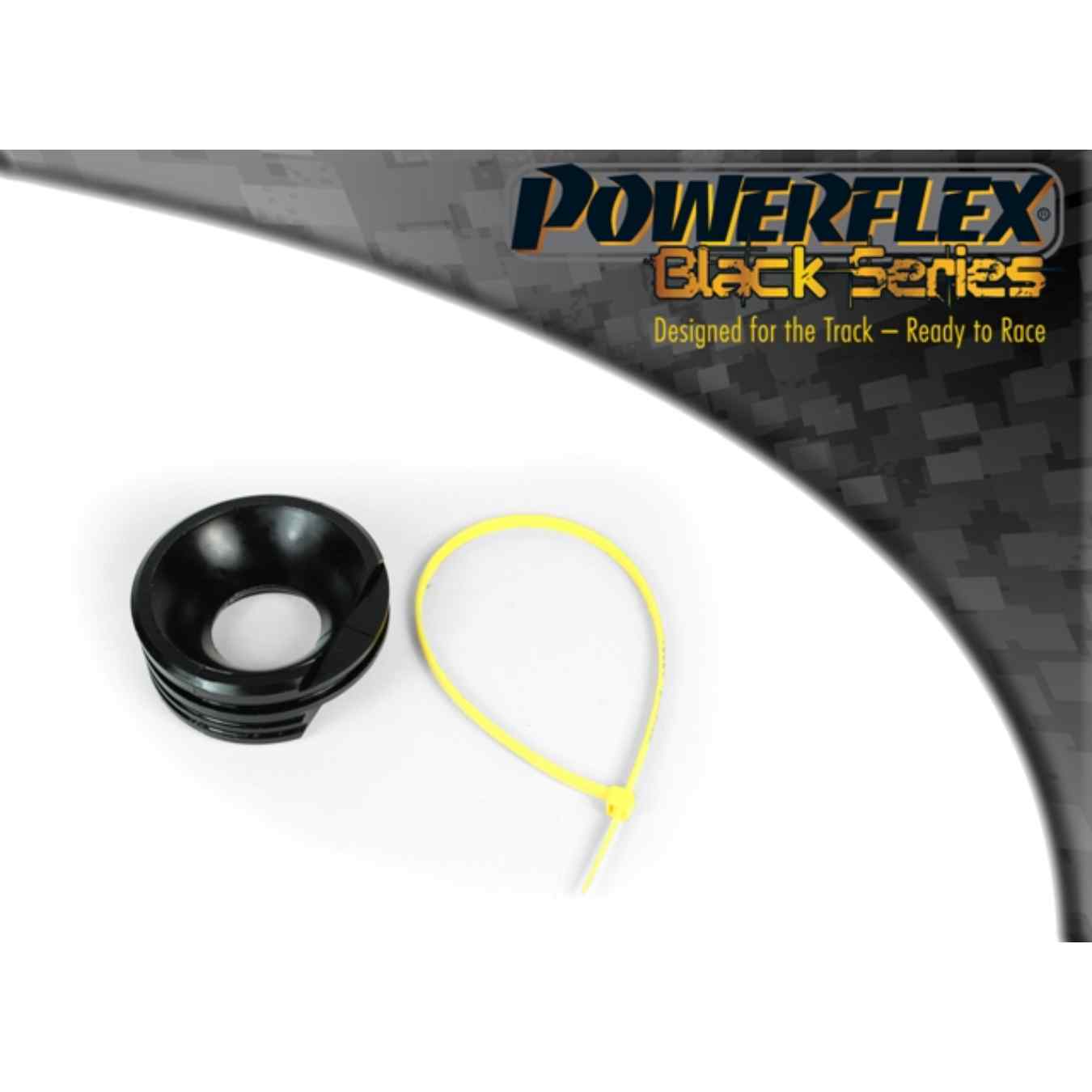 Silent bloc Powerflex insert support moteur supérieur black series N°25 PFF76-925BLK