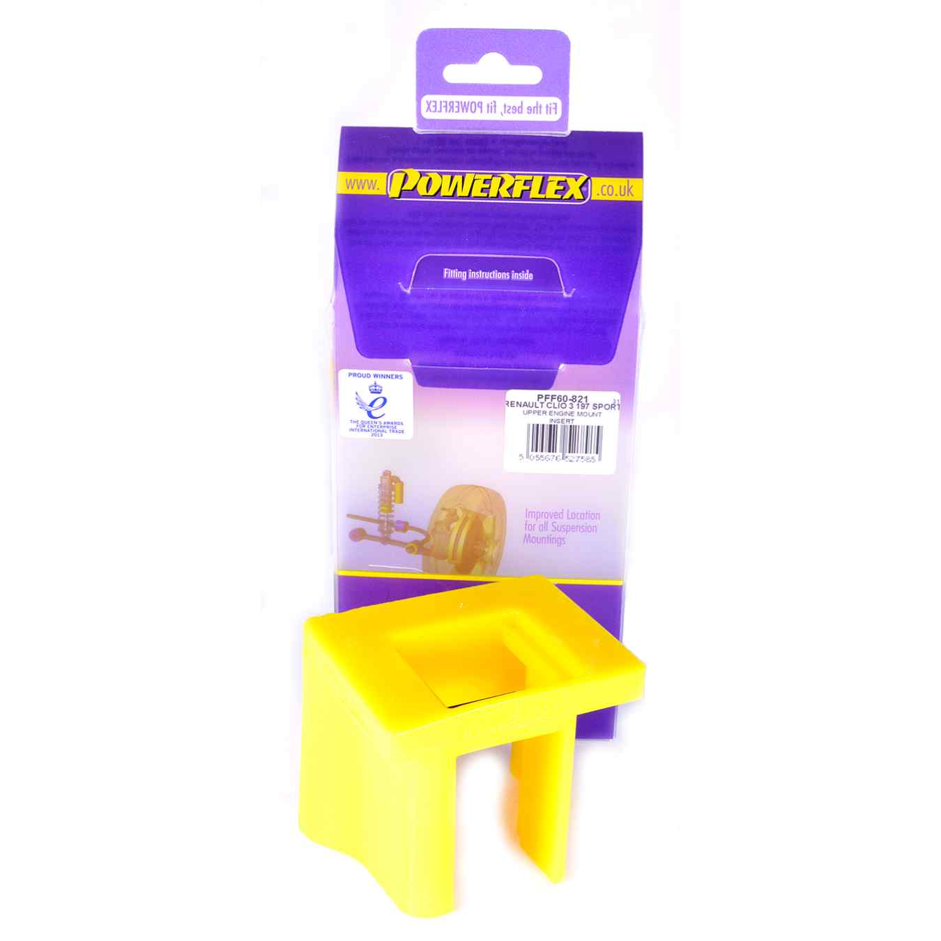 Silent bloc Powerflex insert support moteur supérieur road series N°21 PFF60-821