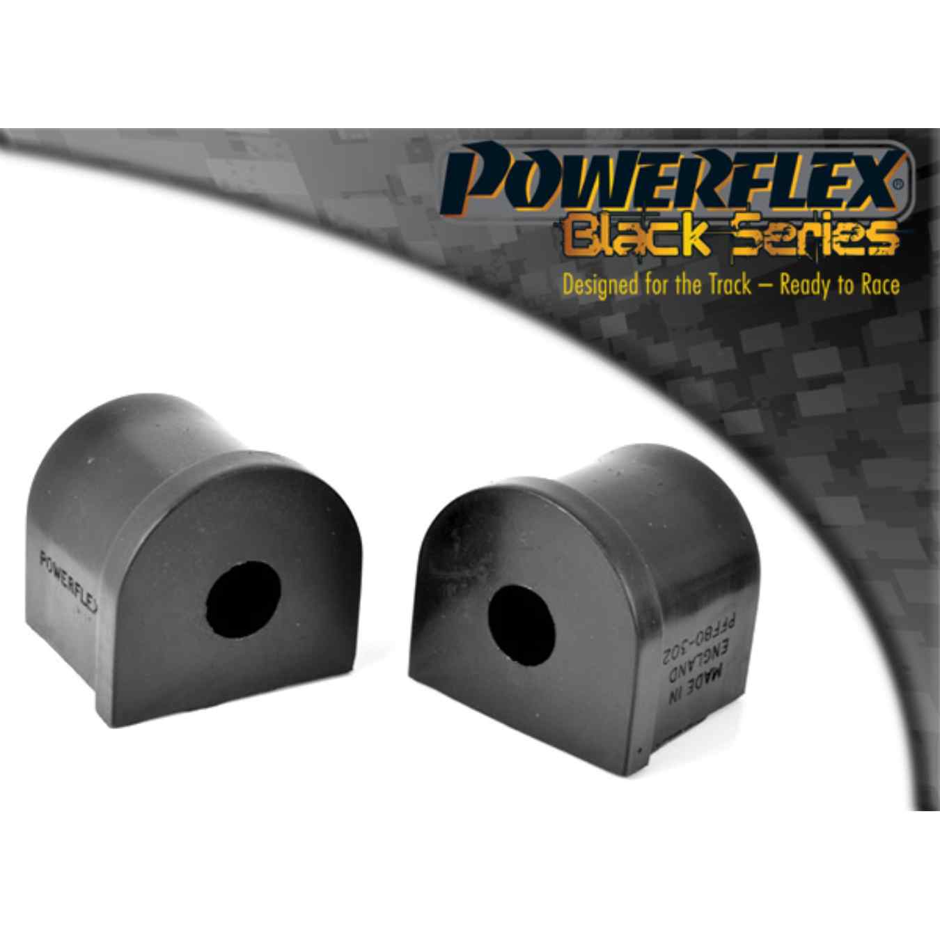 Silent bloc Powerflex intérieurs arrière de bras de suspension avant black series N°2 PFF80-302BLK
