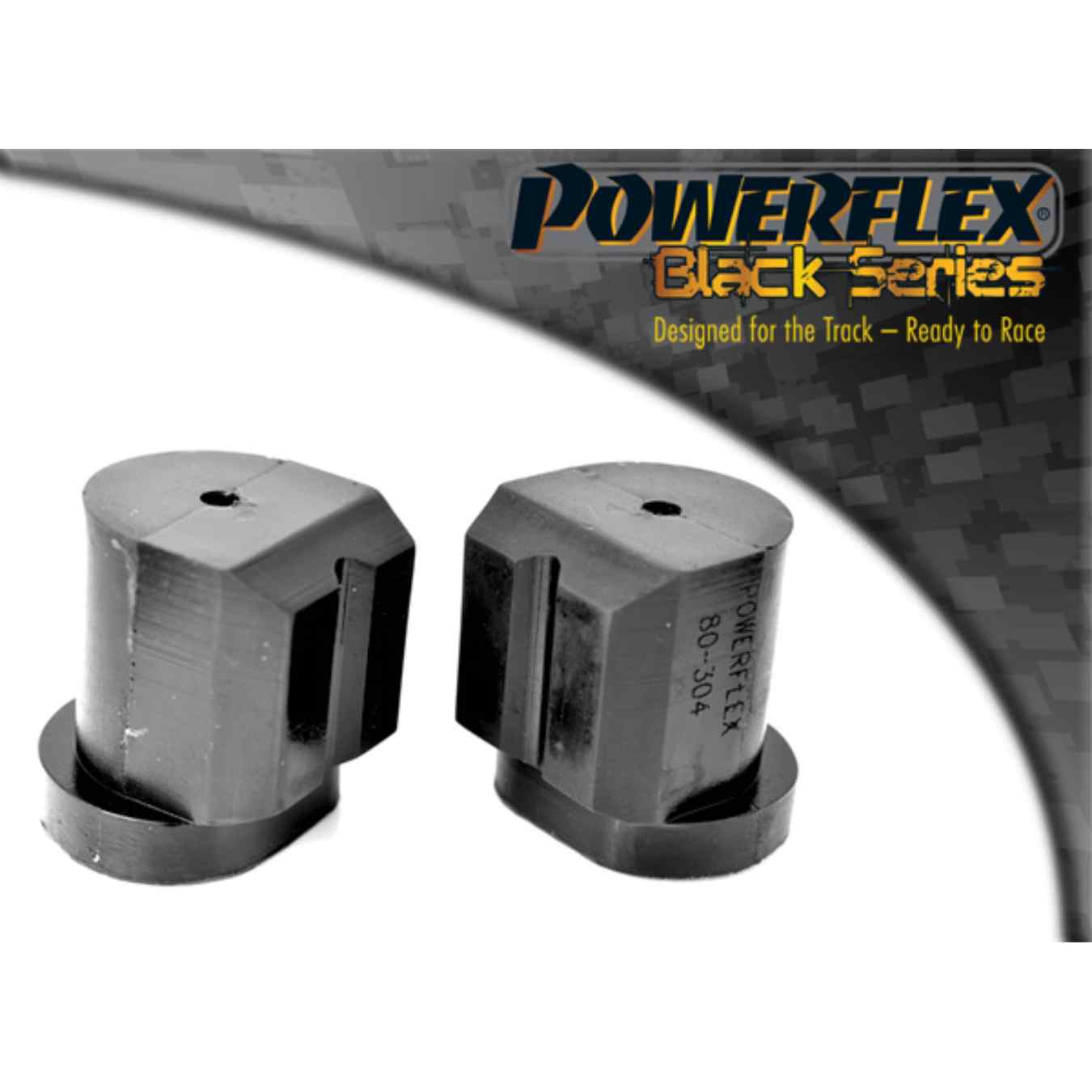 Silent bloc Powerflex intérieurs arrière de bras de suspension avant black series N°2 PFF80-304BLK