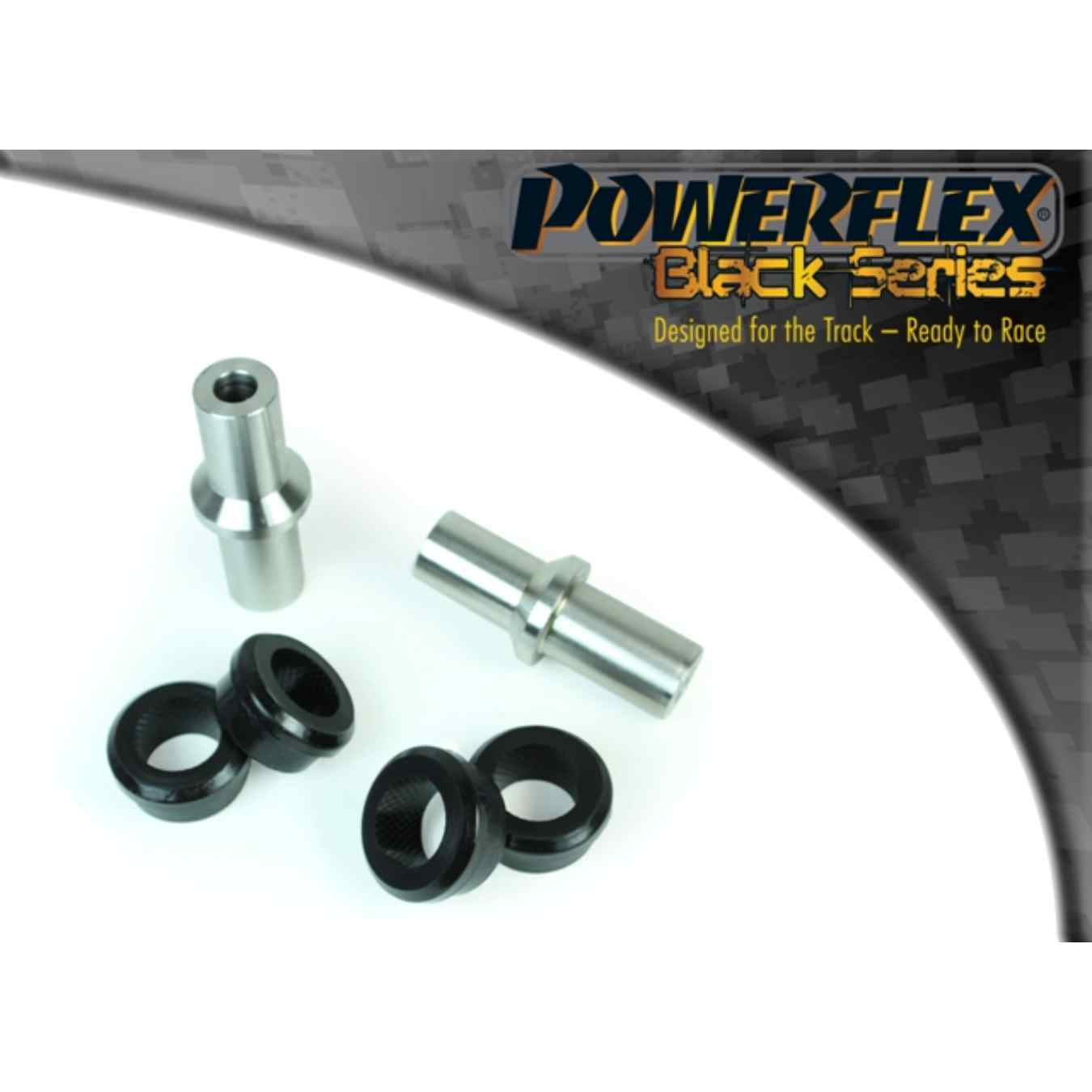 Silent bloc Powerflex intérieurs de biellette de direction arrière black series N°17 PFR3-1117BLK