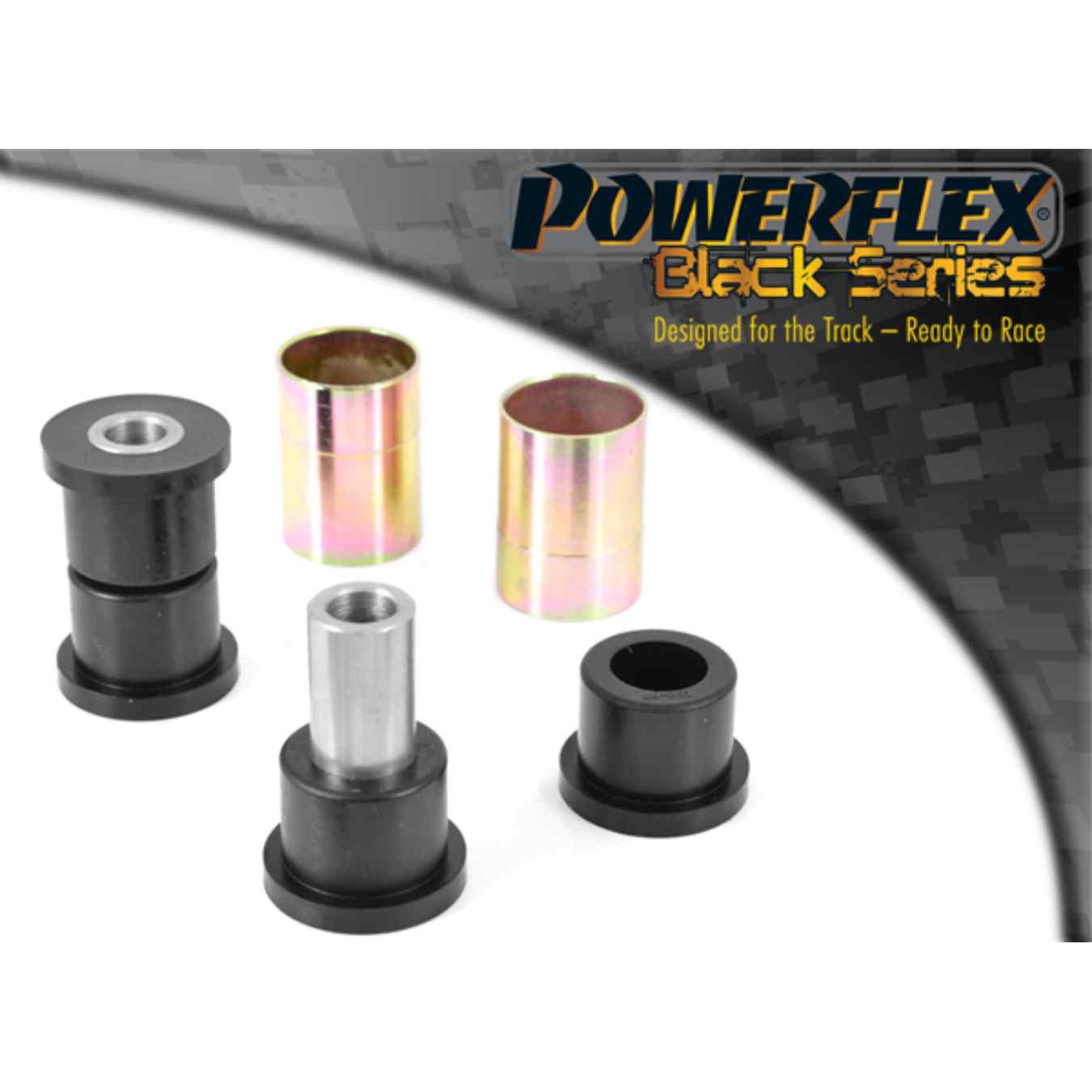 Silent bloc Powerflex intérieurs de bras de suspension arrière black series N°7 PFR88-307BLK