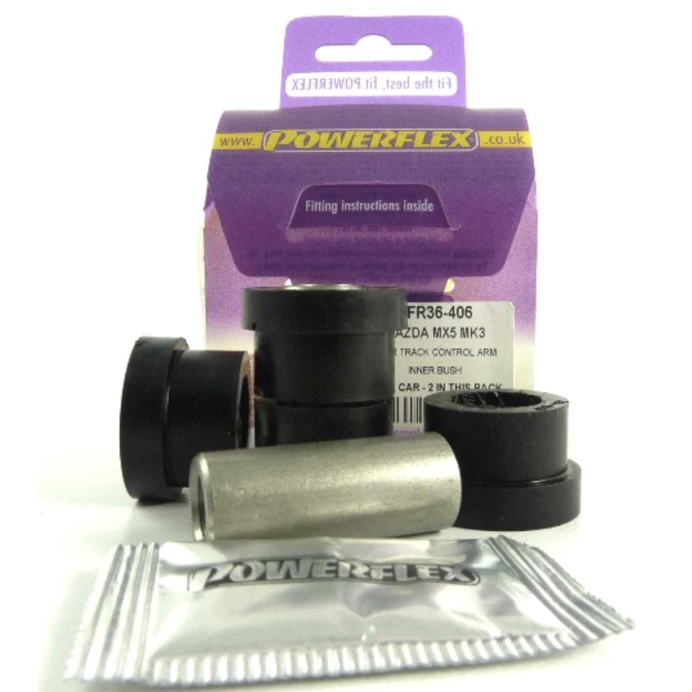 Silent bloc Powerflex intérieurs de bras de suspension arrière road series N°6 PFR36-406