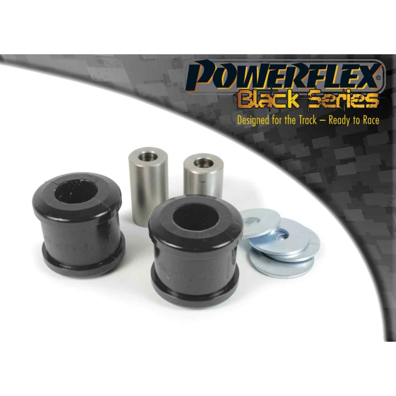 Silent bloc Powerflex intérieurs de bras de suspension avant black series N°2 PFF5-511BLK