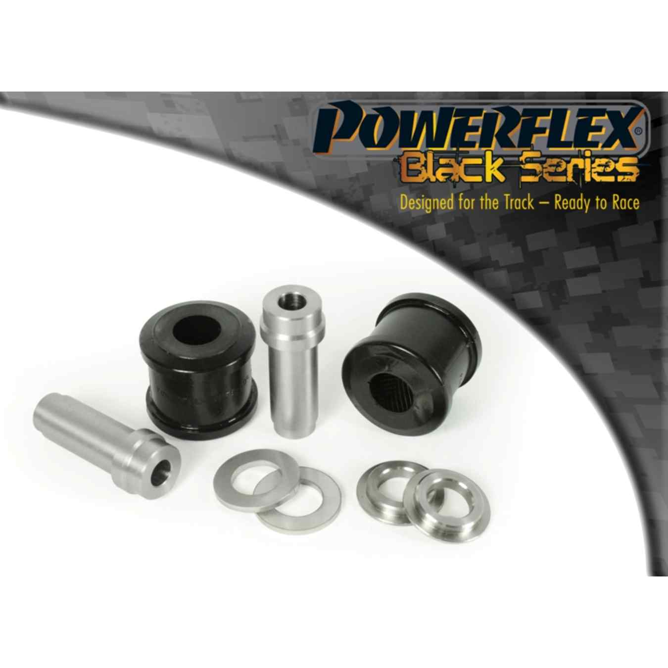 Silent bloc Powerflex intérieurs de bras de suspension avant black series N°2 PFF5-402BLK
