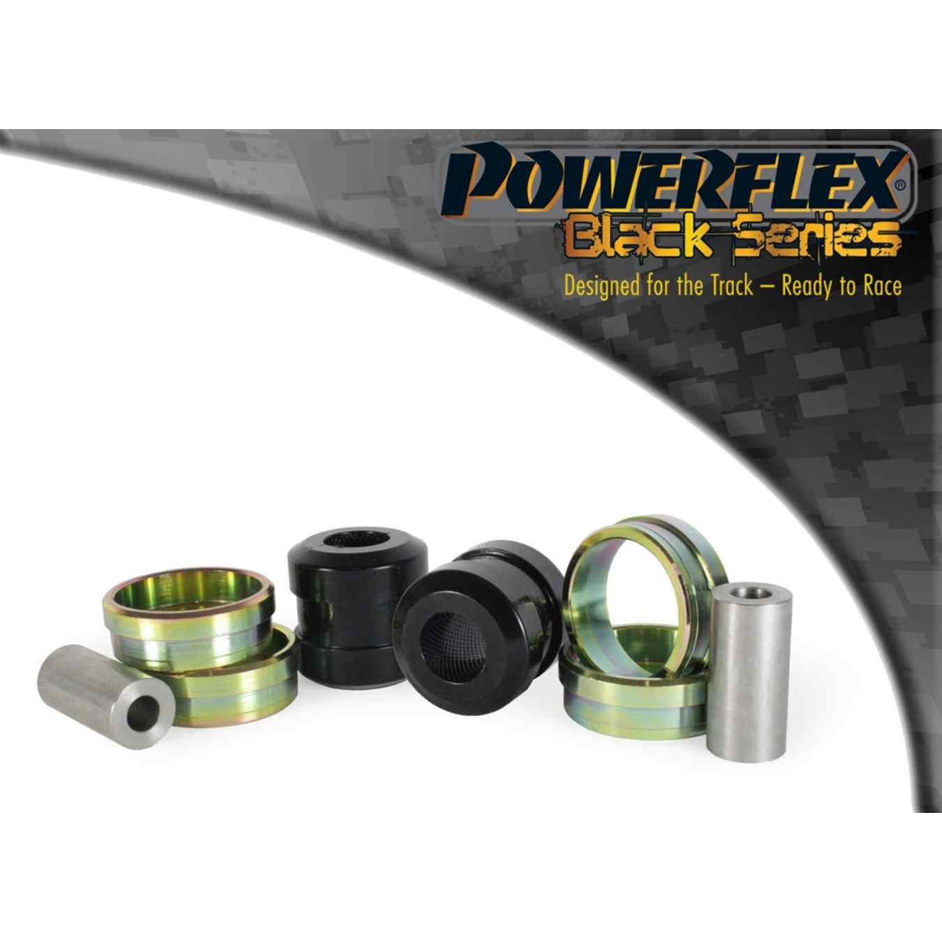 Silent bloc Powerflex intérieurs de bras de suspension avant black series N°2 PFF27-1002BLK