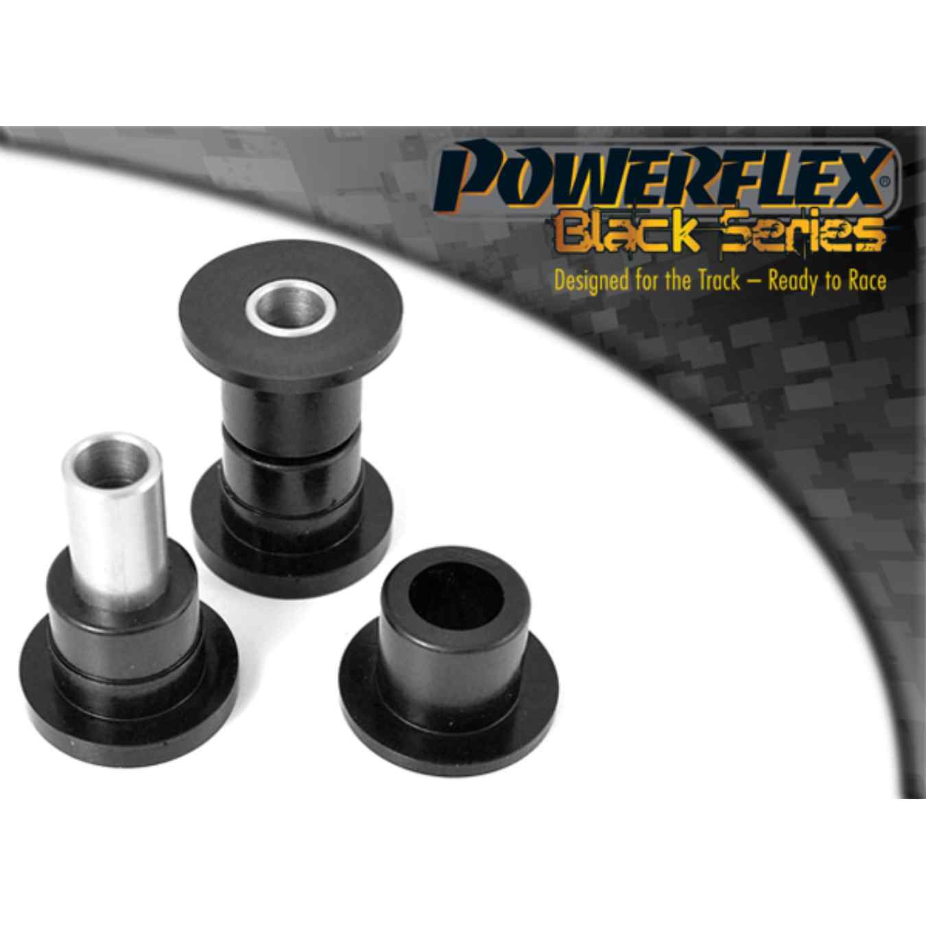 Silent bloc Powerflex intérieurs de bras de suspension avant black series N°1 PFF46-221BLK