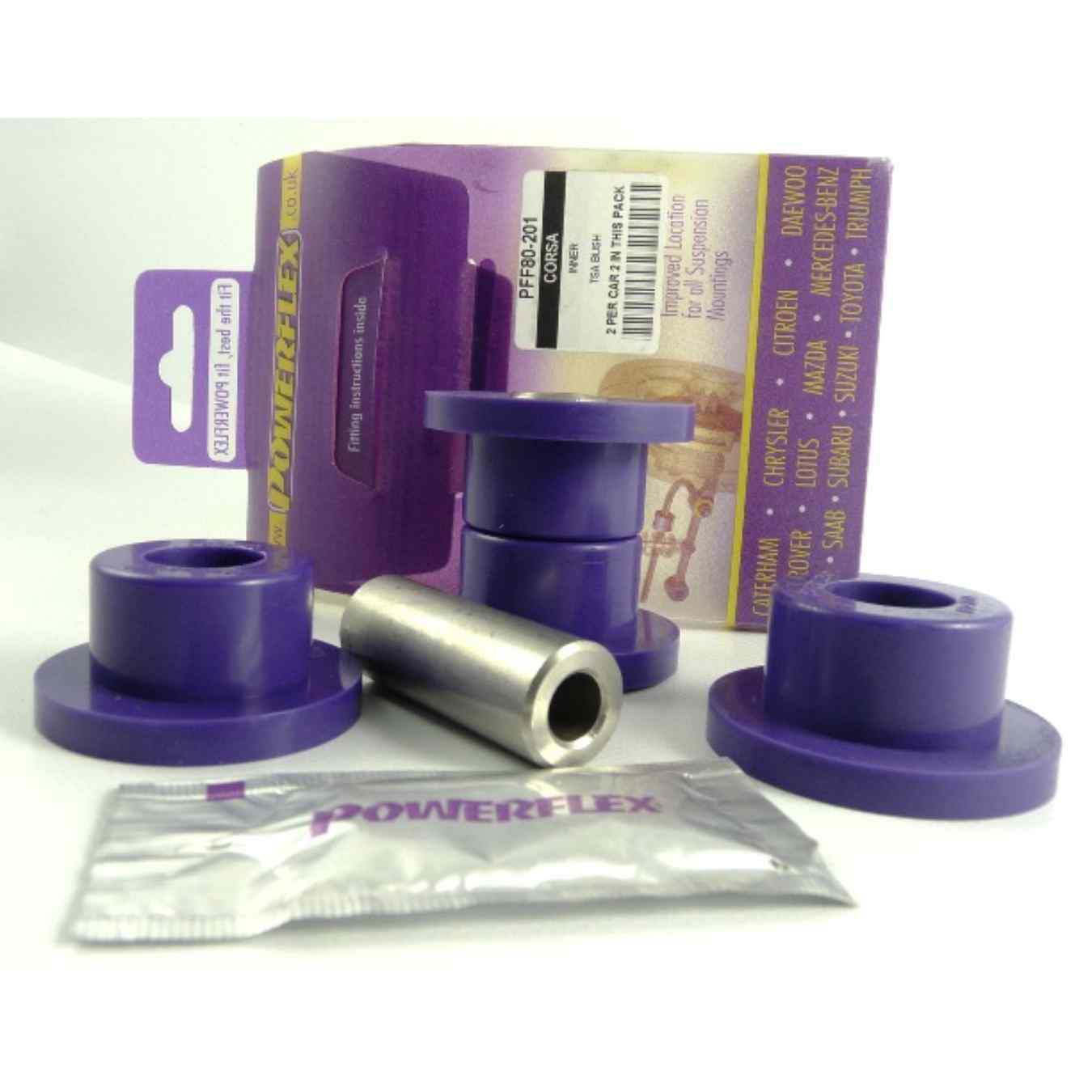 Silent bloc Powerflex intérieurs de bras de suspension avant road series N°1 PFF80-201