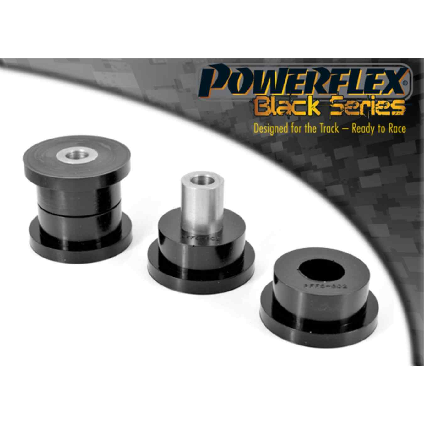 Silent bloc Powerflex intérieurs de bras de suspension inférieurs avant black series N°2 PFF5-602BLK