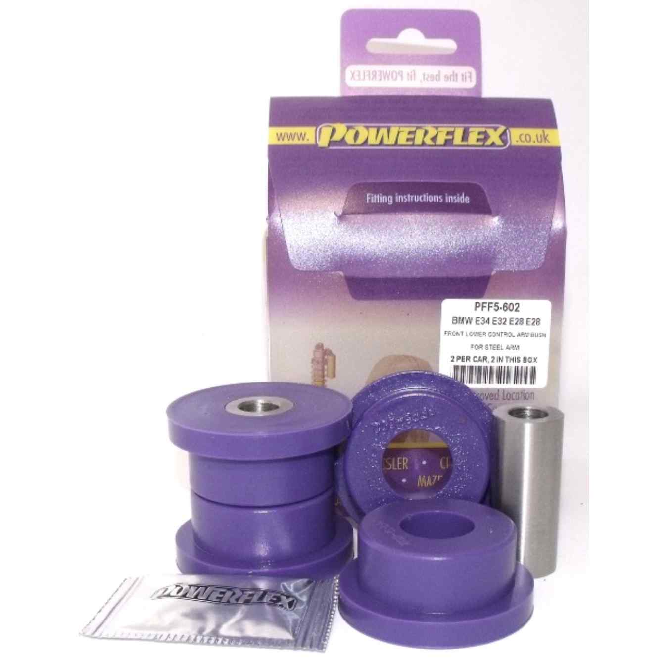 Silent bloc Powerflex intérieurs de bras de suspension inférieurs avant road series N°2 PFF5-602