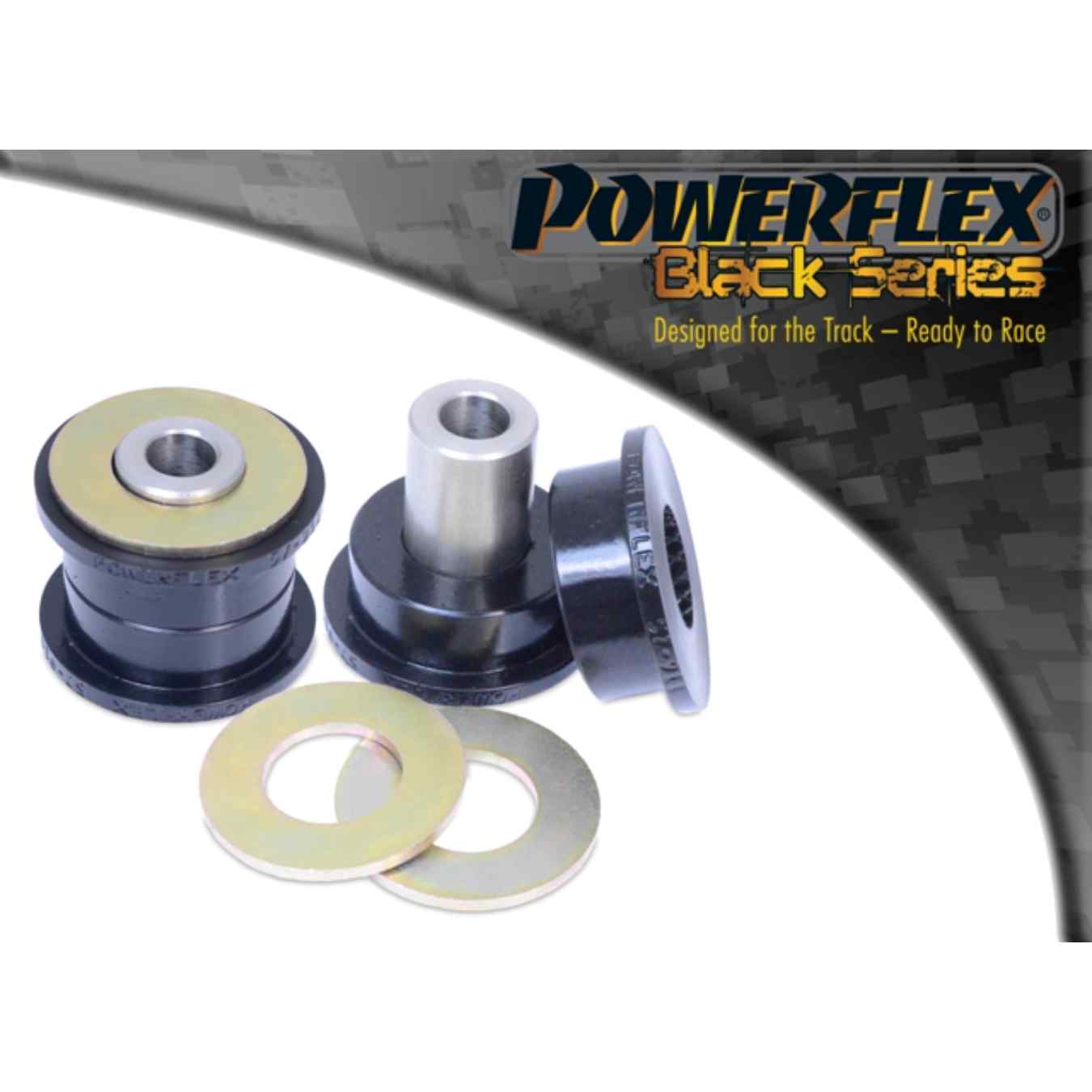 Silent bloc Powerflex intérieurs de bras de suspension supérieurs arrière black series N°11 PFR57-911BLK