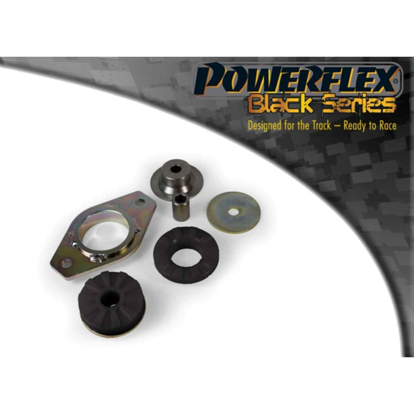 Silent bloc Powerflex moteur arrière gauche black series N°24 PFF30-324BLK