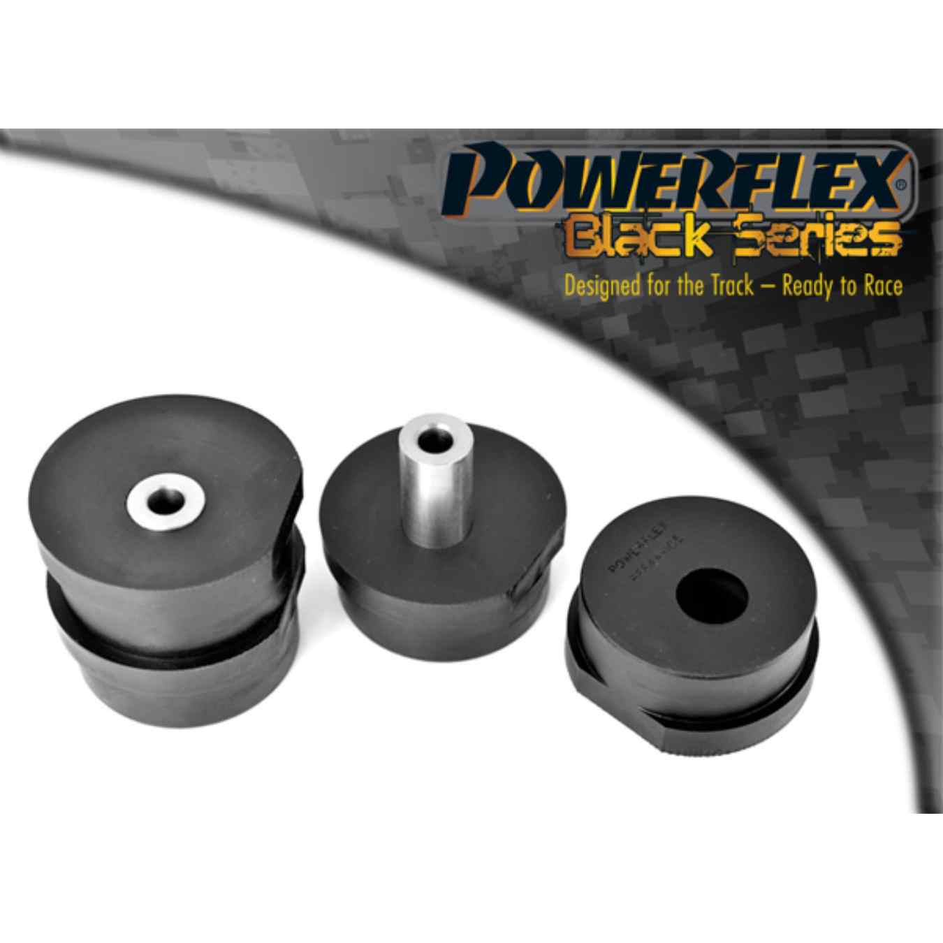 Silent bloc Powerflex moteur avant supérieurs (Msport) black series N°4 PFF44-105BLK