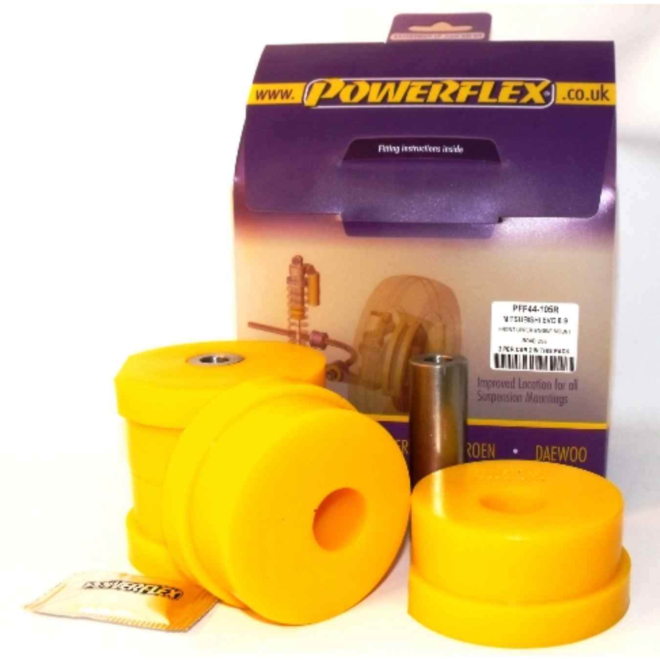 Silent bloc Powerflex moteur avant supérieurs (route) road series N°4 PFF44-105R