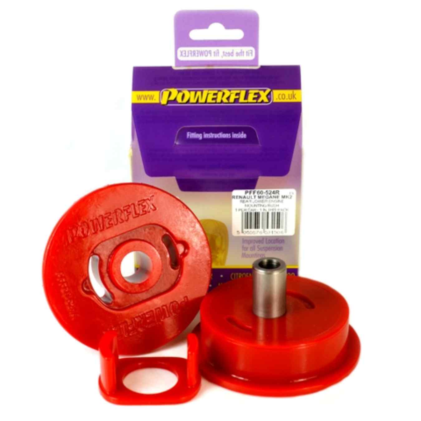 Silent bloc Powerflex moteur inférieur arrière road series N°20 PFF60-524R