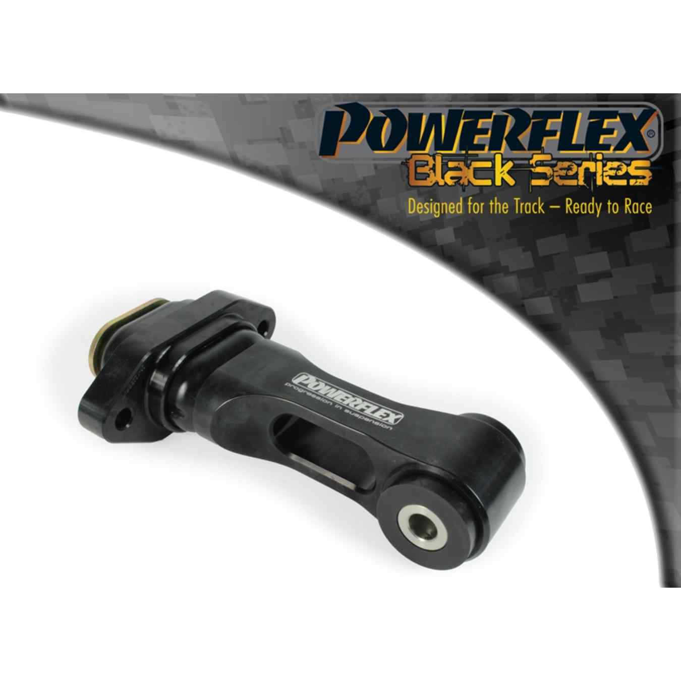 Silent bloc Powerflex support moteur anti couple black series N°20 PFF26-122BLK