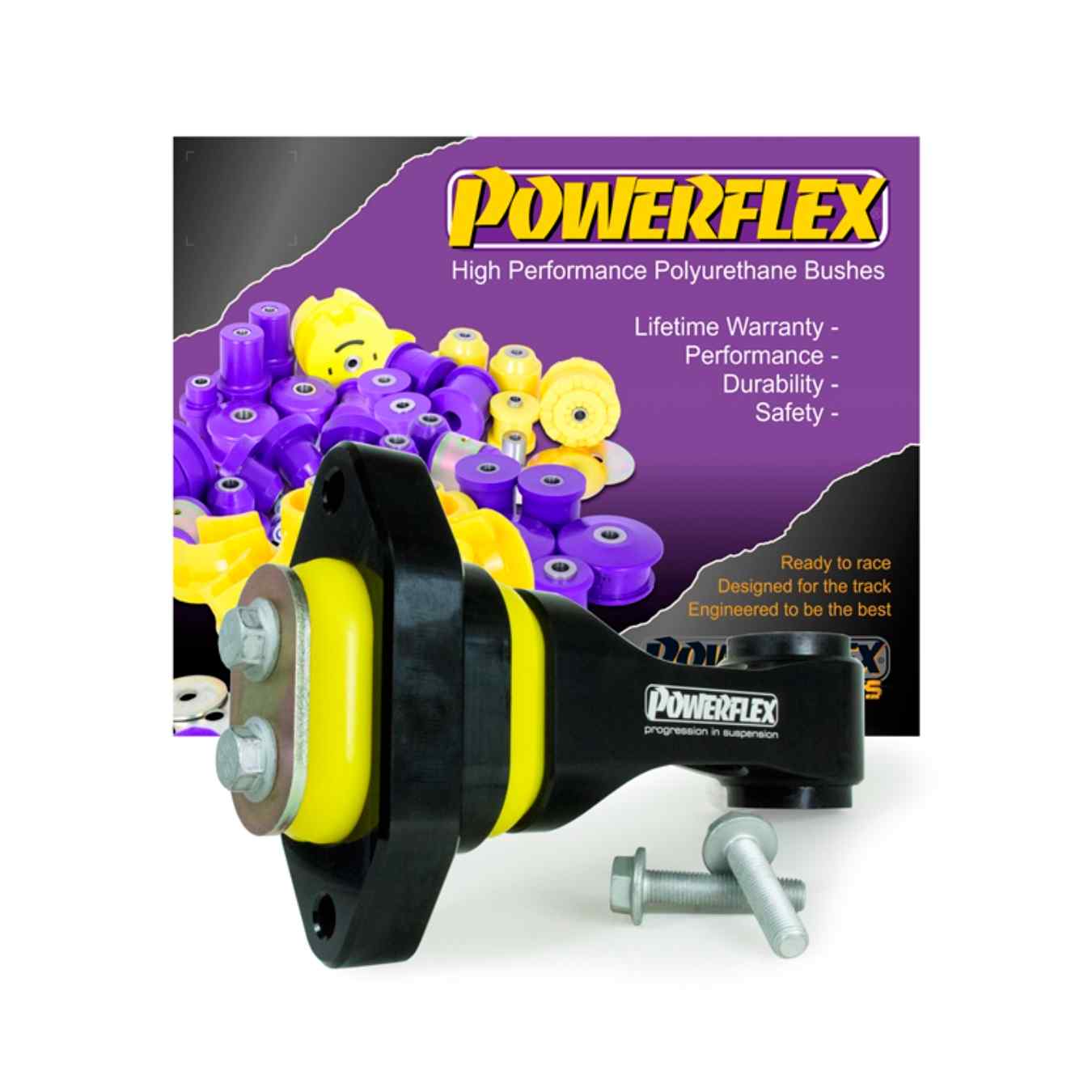 Silent bloc Powerflex support moteur anti couple road series N°20 PFF26-122-12