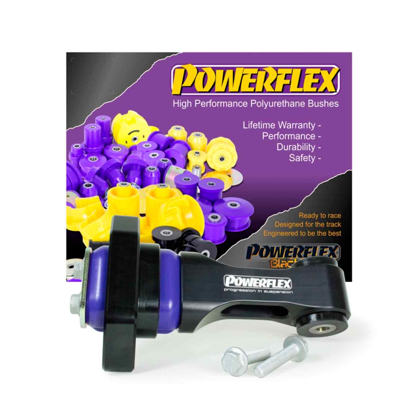 Silent bloc Powerflex support moteur anti couple road series N°20 PFF26-122-12P