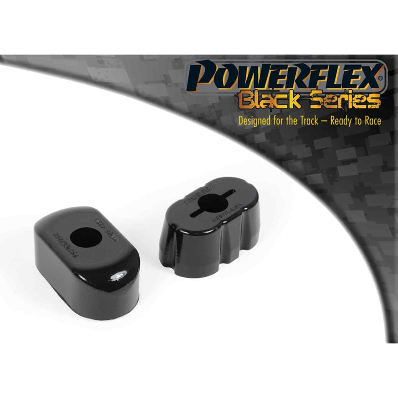 Silent bloc Powerflex support moteur avant 'dog bone' compétition black series N°8 PFF85-420BLK
