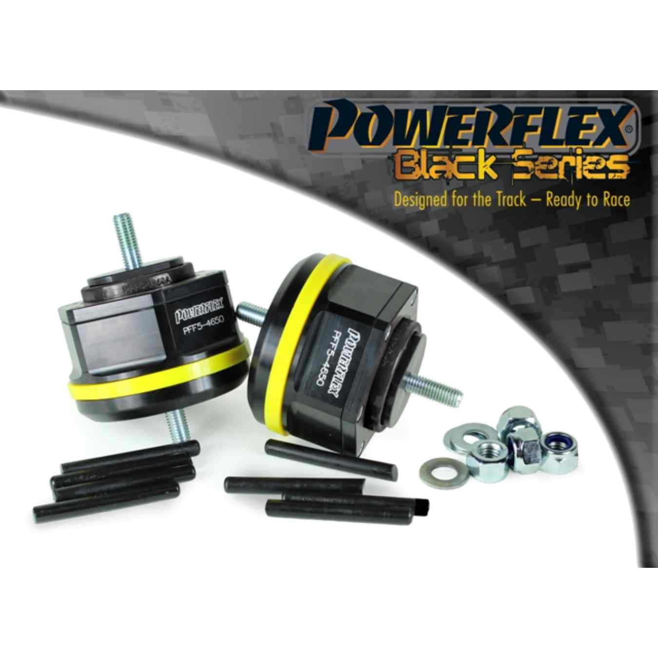 Silent bloc Powerflex support moteur black series N°50 PFF5-4650BLK