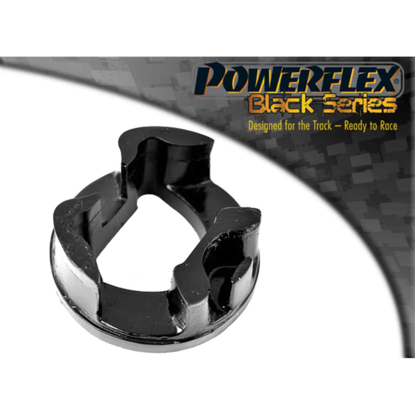 Silent bloc Powerflex support moteur inférieur arrière black series N°20 PFF80-1120BLK