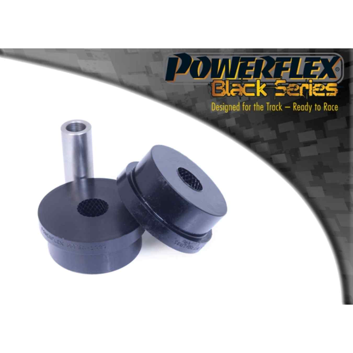 Silent bloc Powerflex support moteur inférieur avant black series N°35 PFF80-1035BLK