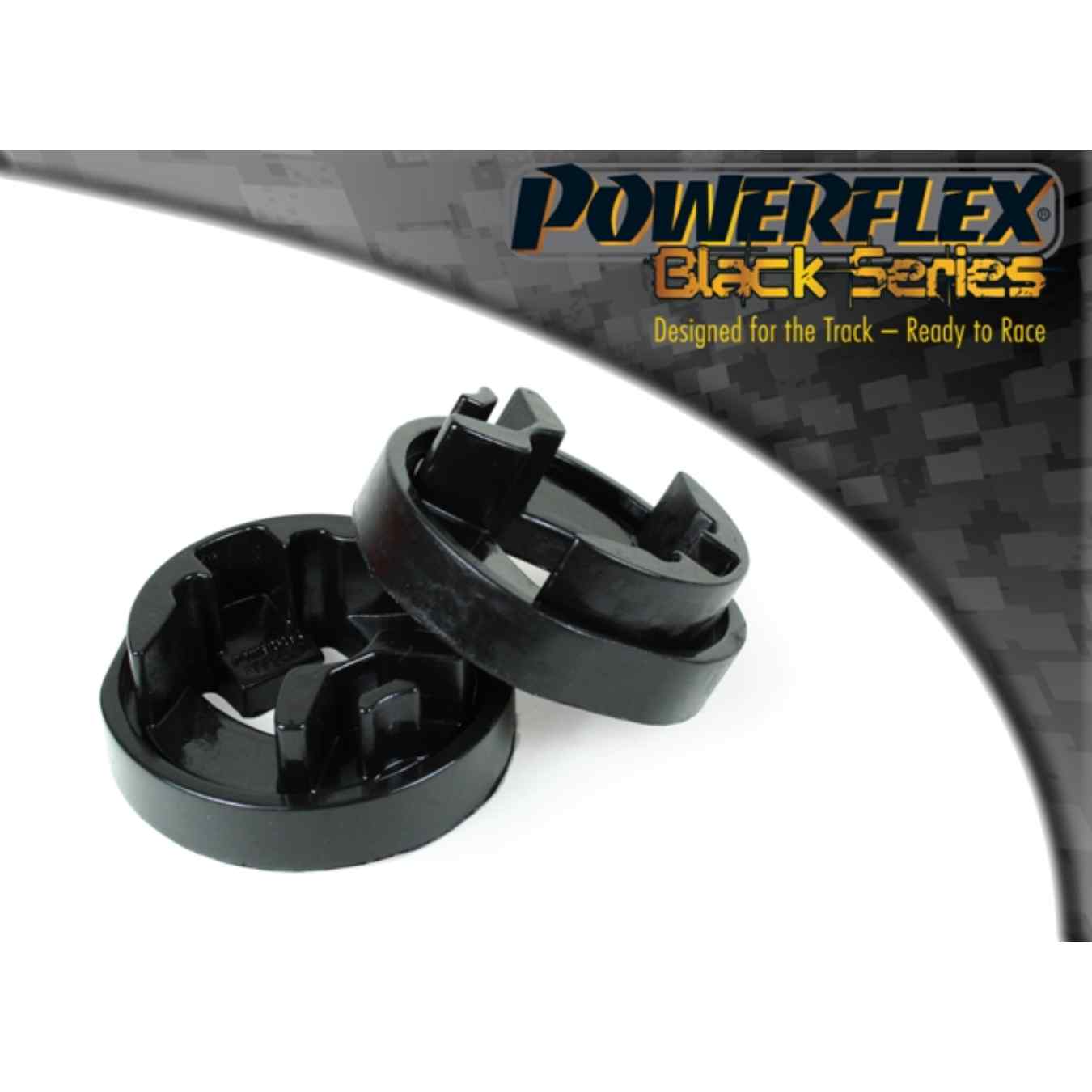 Silent bloc Powerflex support moteur inférieur black series N°7 PFF5-207BLK
