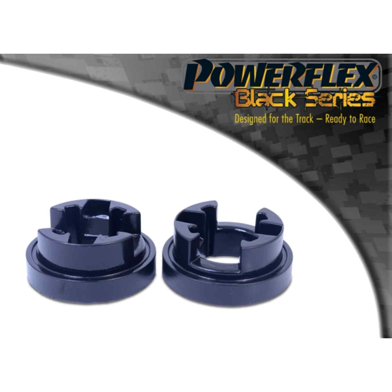 Silent bloc Powerflex support moteur inférieur black series N°7 PFF5-1821BLK