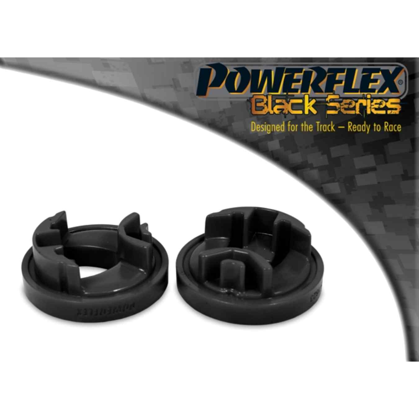Silent bloc Powerflex support moteur inférieur black series N°7 PFF5-1823BLK