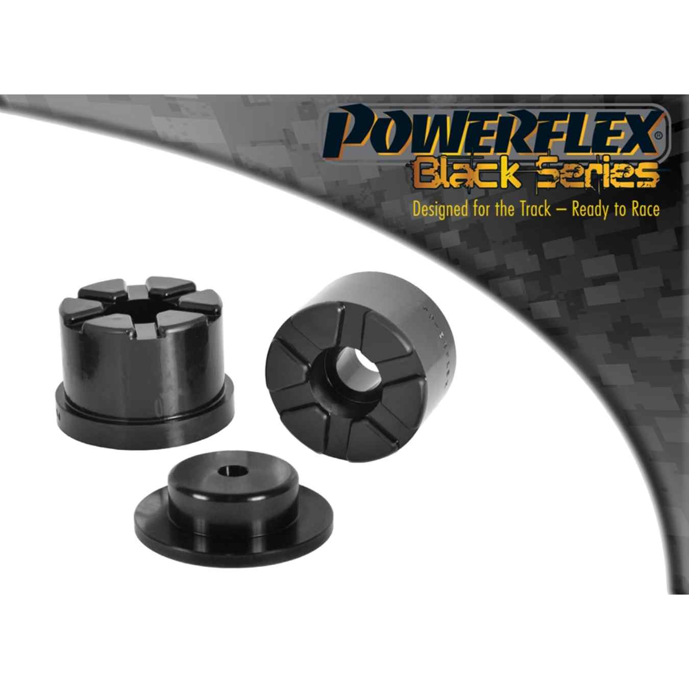 Silent bloc Powerflex support moteur inférieur black series N°6 PFF85-920BLK