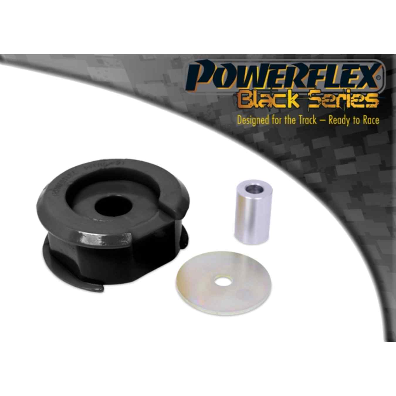 Silent bloc Powerflex support moteur inférieur black series N°6 PFF85-921BLK