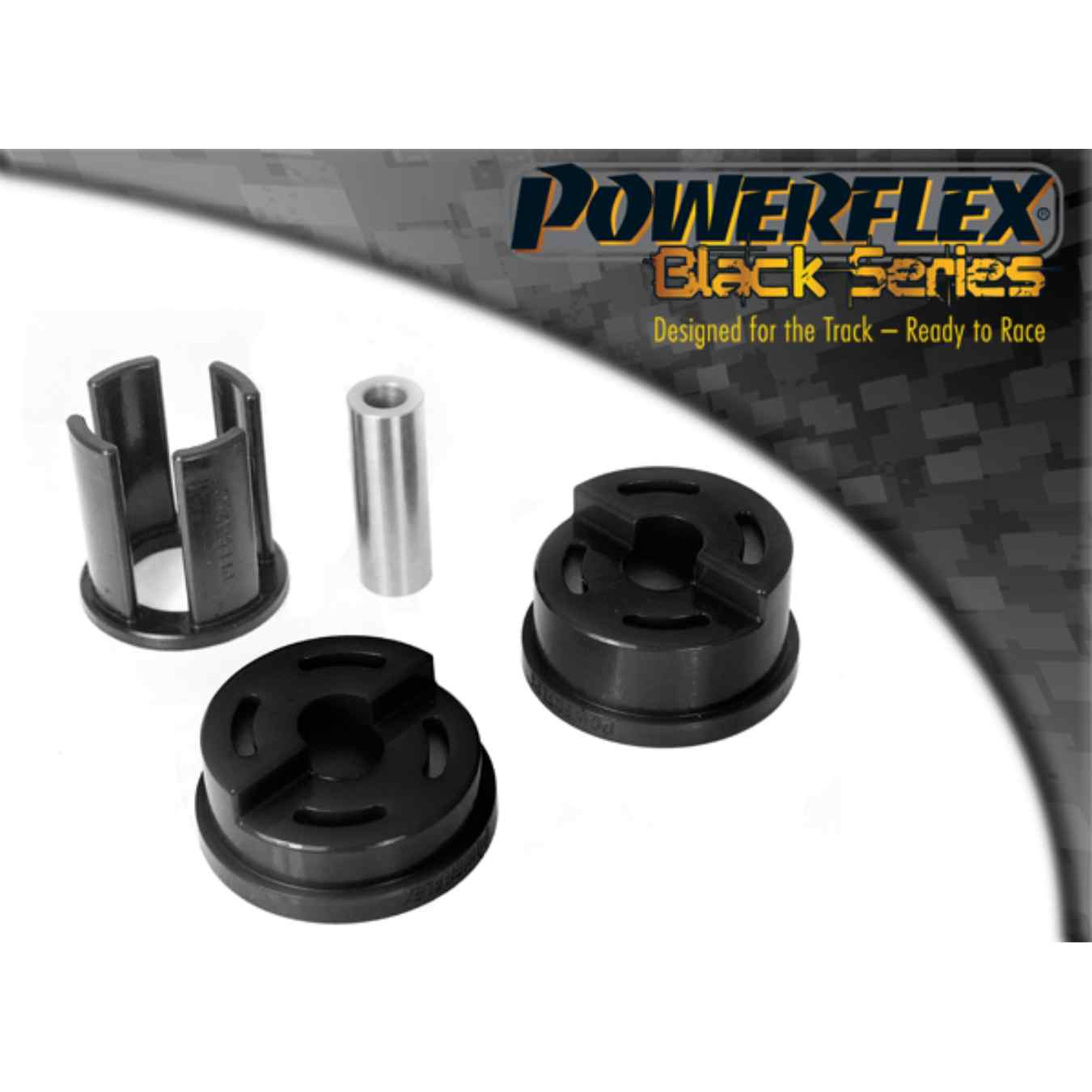 Silent bloc Powerflex support moteur inférieur black series N°7/5 PFF5-120BLK